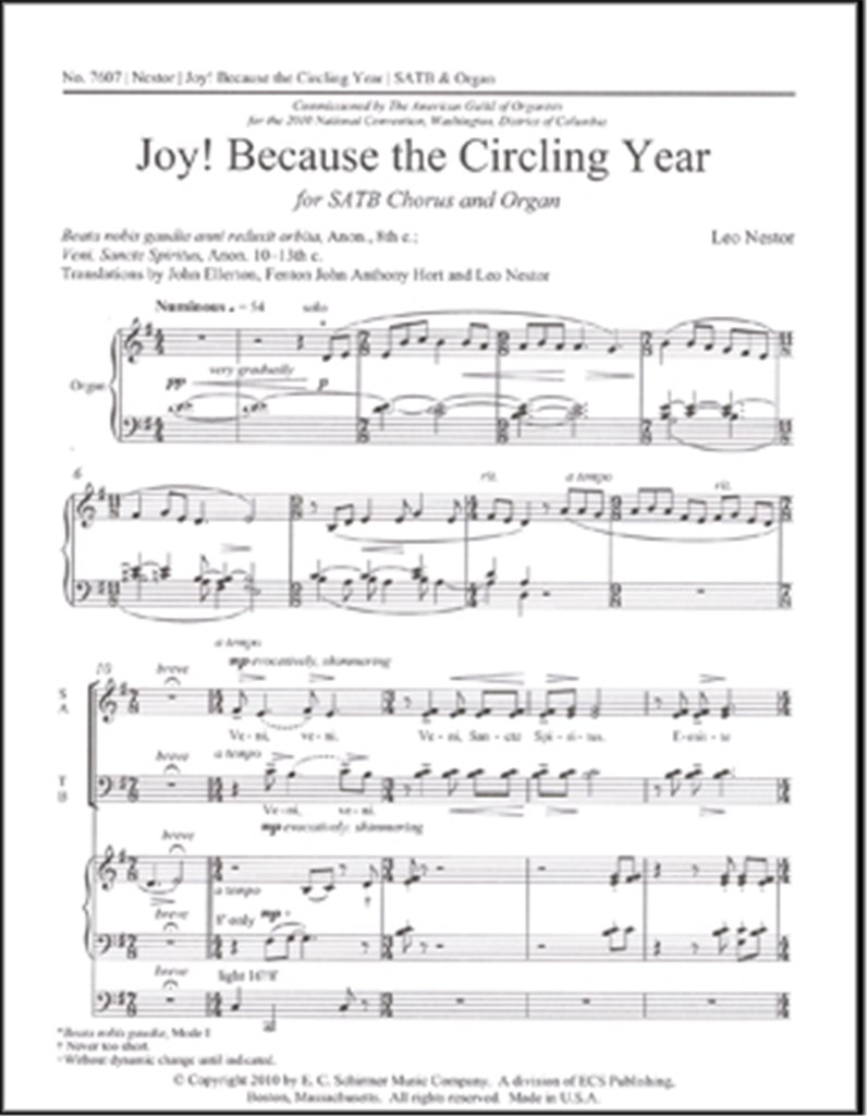 Joy! Because the Circling Year